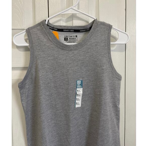 Carhartt NWT Force Relaxed Fit Midweight Women's Gray Tank Small - Picture 2 of 10